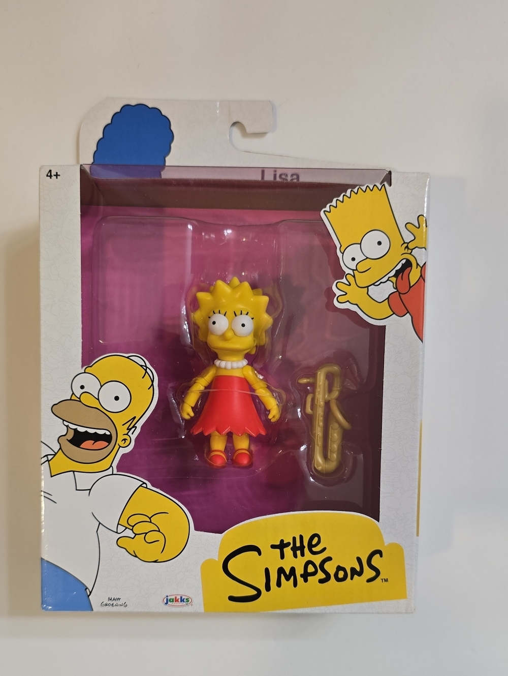The Simpsons Lisa Simpson Figure - Yellow & Red
